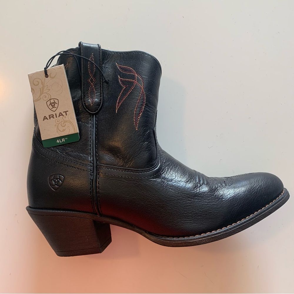 Ariat Women’s Darlin Western Cowboy Boot in Old Black - Picture 5 of 8